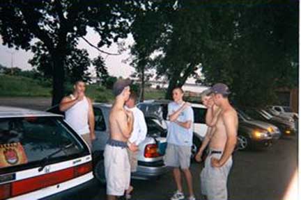 before the concert...