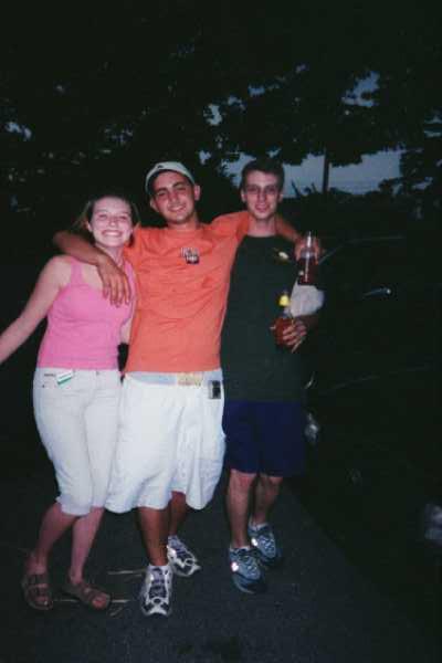 cousins: Jen, Nicky and Paul