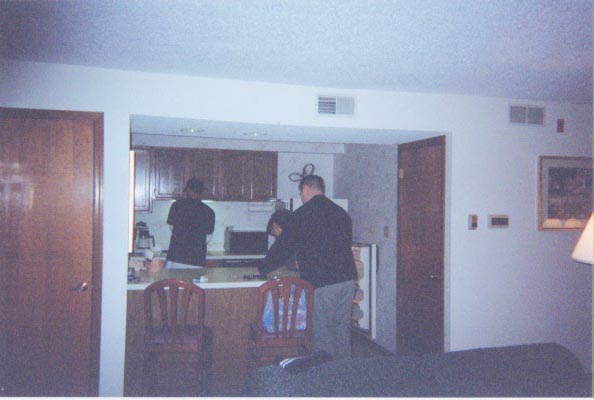 chillin in the hotel