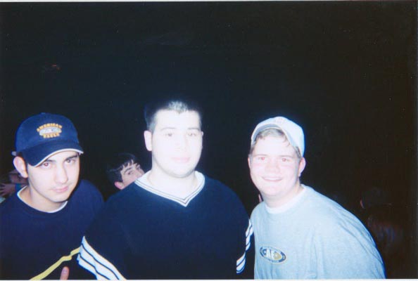 Nicky, Billy and me (Dave) at the show